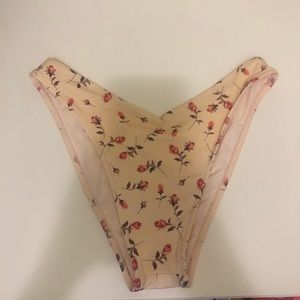 Frankies Bikinis  Bikini bottoms in Rose bud